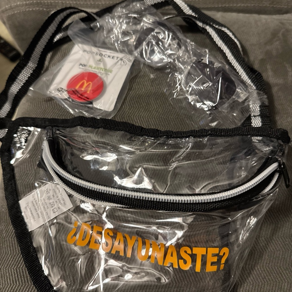 McDonald Breakfast Fanny Pack & popsocket & sunglasses